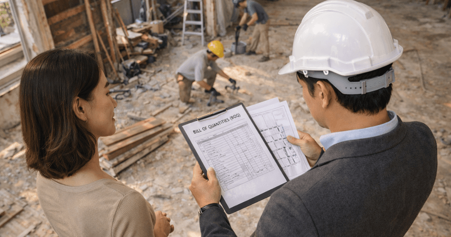 BOQ คืออะไร? ทำไมรีโนเวทบ้านต้องมี?