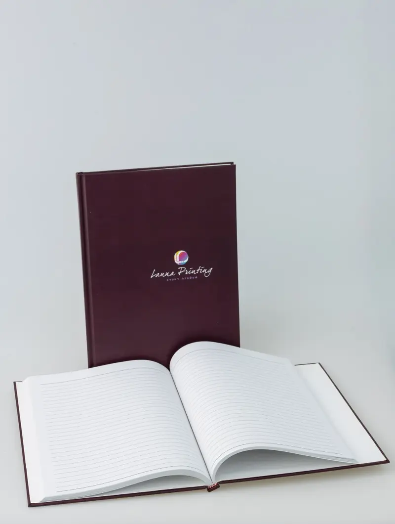 ลานนาการพิมพ์เชียงใหม่รับผลิตและออกแบบสมุด ด้วยวัสดุคุณภาพ ไม่มีจำนวนขั้นต่ำ