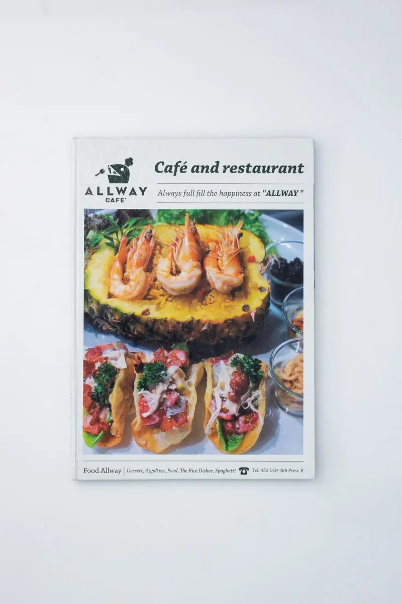 ลานนาการพิมพ์เชียงใหม่รับผลิตและออกแบบเมนูอาหาร ผลิตรวดเร็ว ไม่มีจำนวนขั้นต่ำ