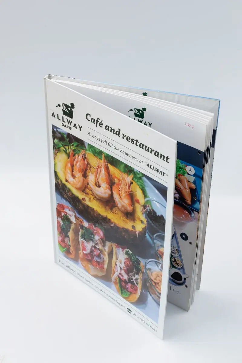 ลานนาการพิมพ์เชียงใหม่รับผลิตและออกแบบเมนูอาหาร ผลิตรวดเร็ว ไม่มีจำนวนขั้นต่ำ