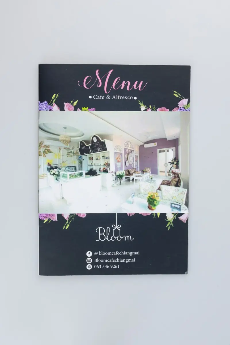 ลานนาการพิมพ์เชียงใหม่รับผลิตและออกแบบเมนูอาหาร ผลิตรวดเร็ว ไม่มีจำนวนขั้นต่ำ