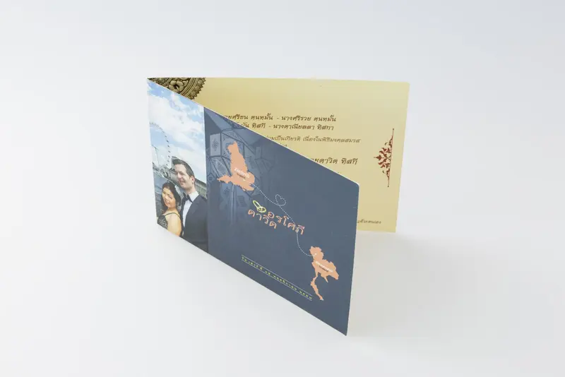 ลานนาการพิมพ์เชียงใหม่รับผลิตและออกแบบการ์ดแต่งงาน ผลิตรวดเร็ว ไม่มีจำนวนขั้นต่ำ