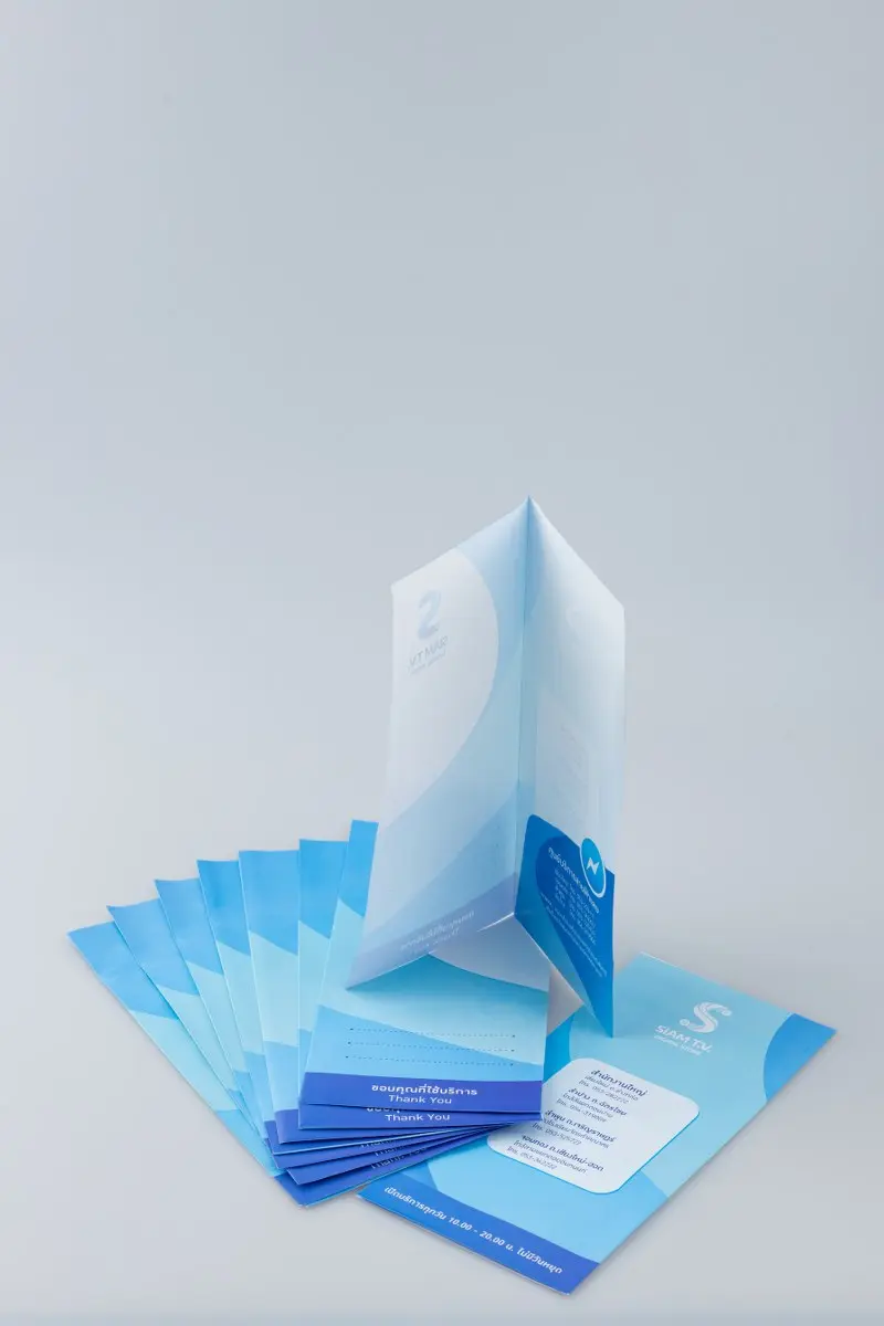 ตัวอย่างผลงาน ซองใส่ใบเสร็จรับเงิน ลานนาการพิมพ์เชียงใหม่รับผลิตและออกแบบ ไม่มีขั้นต่ำ