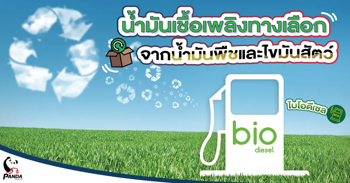 ไบโอดีเซล น้ำมันเชื้อเพลิงทางเลือกจากน้ำมันพืชและไขมันสัตว์