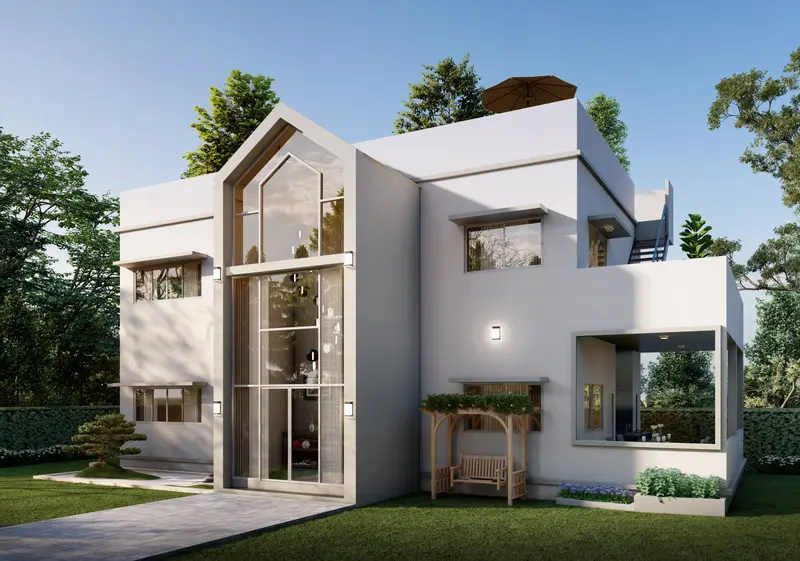 แบบบ้าน Serie 8 Modern  2 ชั้น ปัญญาฤทธิ์โฮม บริษัทรับสร้างบ้านเชียงใหม่