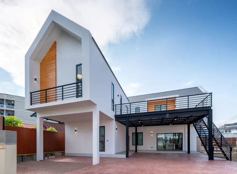 บ้านคุณขวัญ Serie 12 Modern ปัญญาฤทธิ์โฮม บริษัทรับสร้างบ้านเชียงใหม่