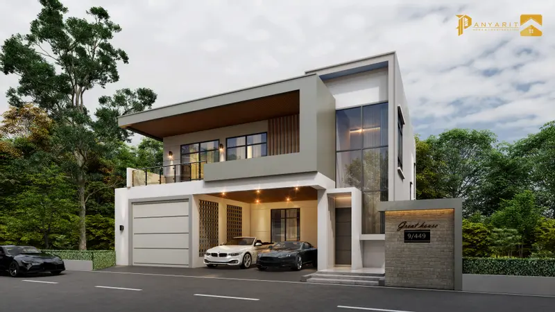 แบบบ้าน 3D ปัญญาฤทธิ์โฮม บริษัทรับสร้างบ้านเชียงใหม่