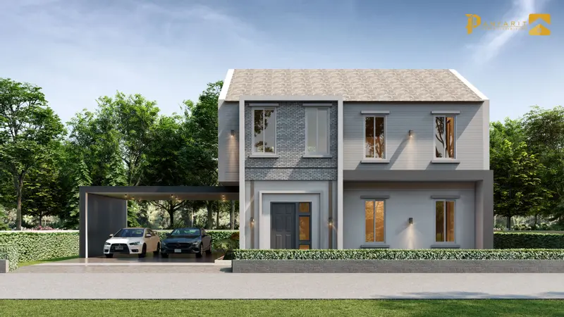 แบบบ้าน 3D ปัญญาฤทธิ์โฮม บริษัทรับสร้างบ้านเชียงใหม่