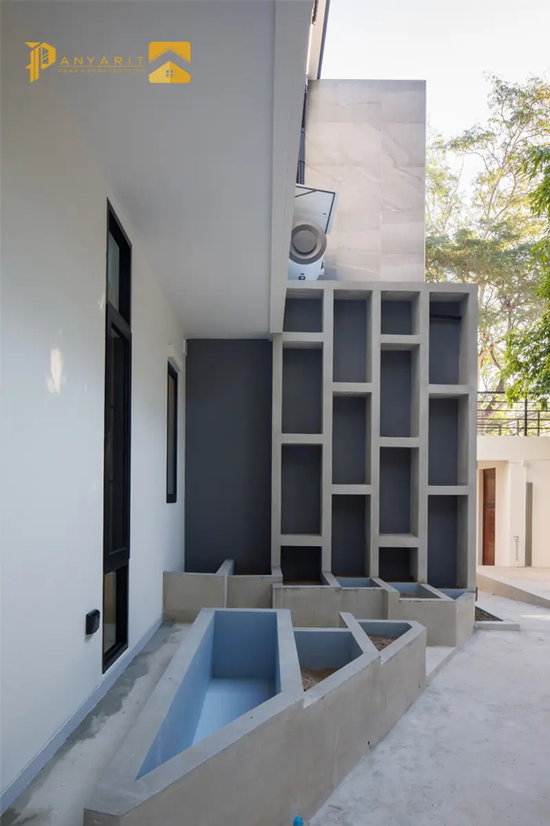 บ้านคุณแอนโมเดิร์น 2 ชั้น ปัญญาฤทธิ์โฮม บริษัทรับสร้างบ้านเชียงใหม่