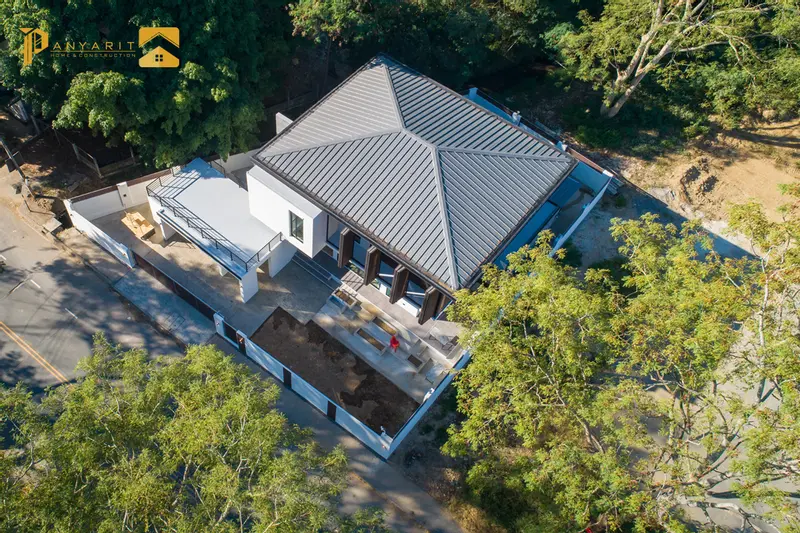 บ้านคุณแอนโมเดิร์น 2 ชั้น ปัญญาฤทธิ์โฮม บริษัทรับสร้างบ้านเชียงใหม่