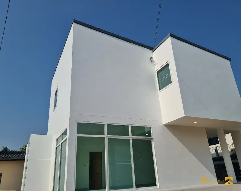 บ้านคุณตั้มโมเดิร์น 2 ชั้น ปัญญาฤทธิ์โฮม บริษัทรับสร้างบ้านเชียงใหม่