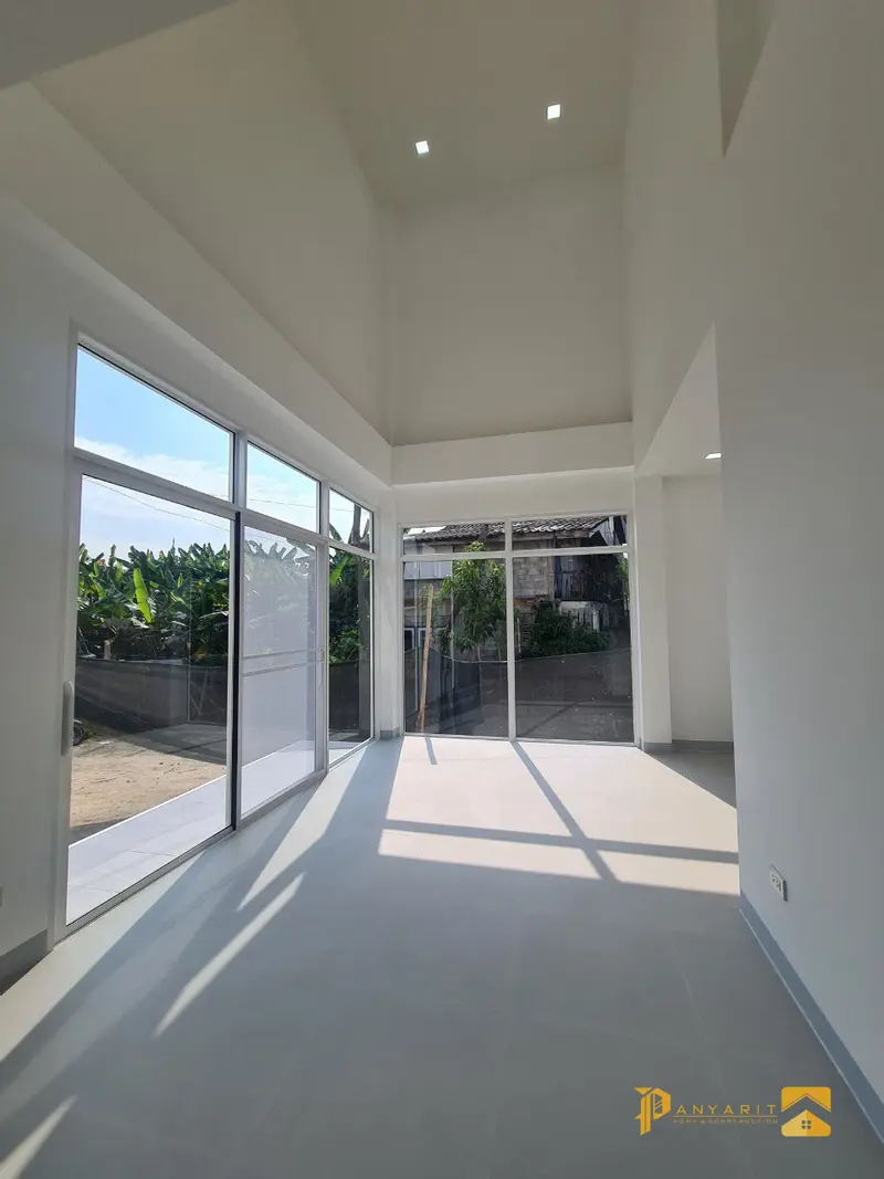 บ้านคุณตั้มโมเดิร์น 2 ชั้น ปัญญาฤทธิ์โฮม บริษัทรับสร้างบ้านเชียงใหม่