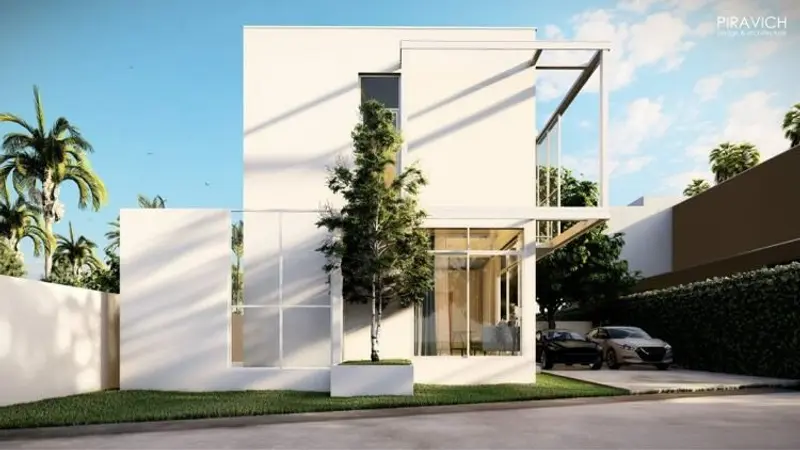 บ้านคุณตั้มโมเดิร์น 2 ชั้น ปัญญาฤทธิ์โฮม บริษัทรับสร้างบ้านเชียงใหม่