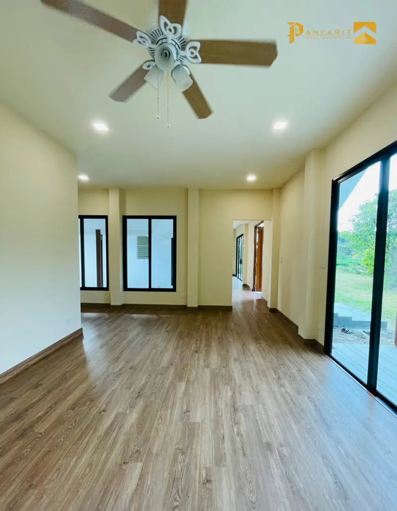 บ้านคุณตั้มโมเดิร์น 1 ชั้น ปัญญาฤทธิ์โฮม บริษัทรับสร้างบ้านเชียงใหม่