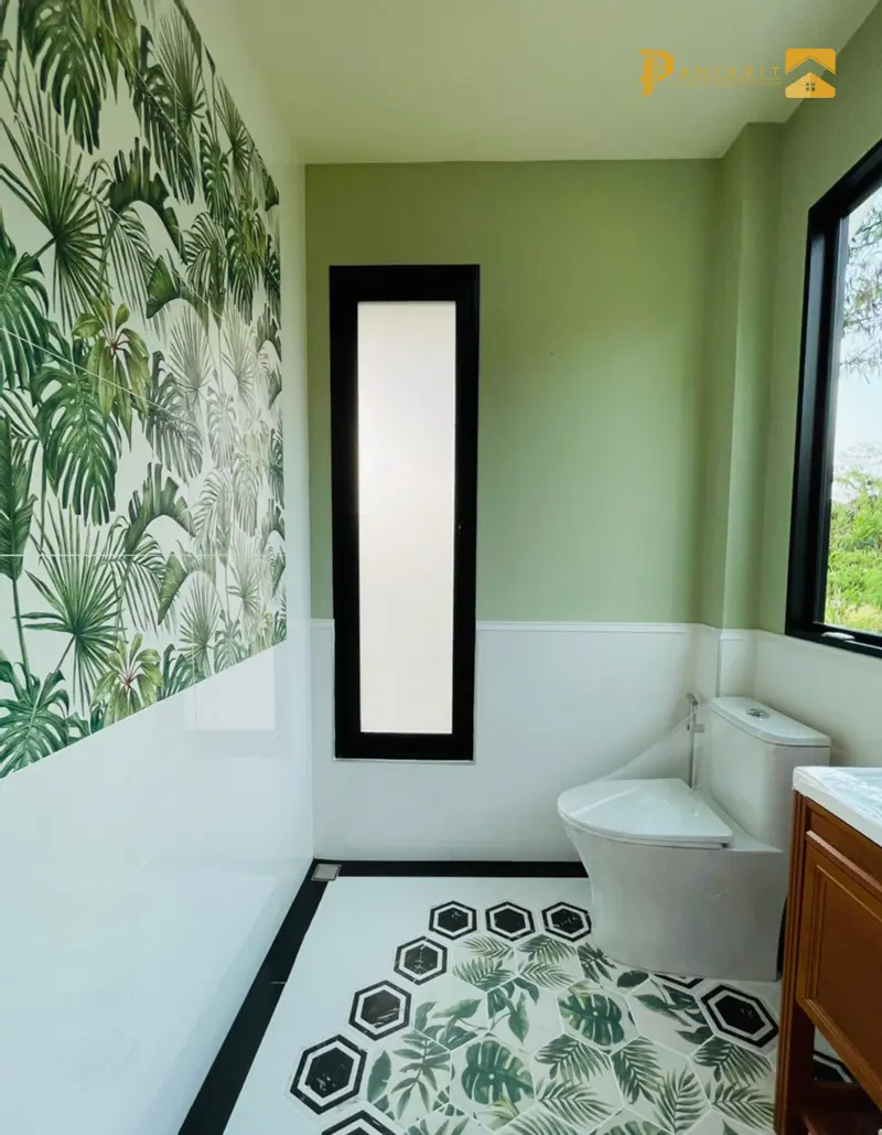 บ้านคุณตั้มโมเดิร์น 1 ชั้น ปัญญาฤทธิ์โฮม บริษัทรับสร้างบ้านเชียงใหม่