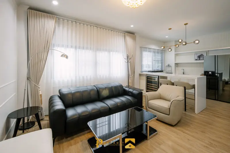 บ้านคุณกันต์และคุณแพร สไตล์โมเดิร์น 2 ชั้น ปัญญาฤทธิ์โฮม บริษัทรับสร้างบ้านเชียงใหม่