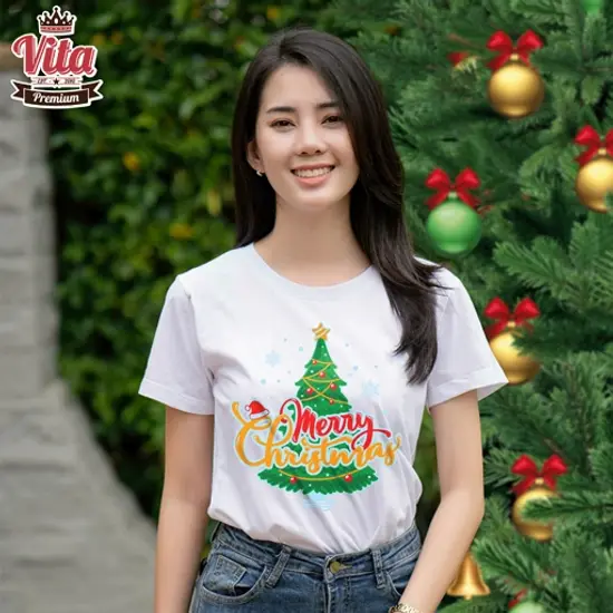 HPW005 เสื้อคริสต์มาสเสื้อปีใหม่ ลาย Merry Christmas สีขาว เสื้อทีม เสื้อคู่ เสื้อครอบครัว แบบเก๋ๆ HPW005 เสื้อคริสต์มาสเสื้อปีใหม่ ลาย Merry Christmas สีขาว เสื้อทีม เสื้อคู่ เสื้อครอบครัว แบบเก๋ๆ