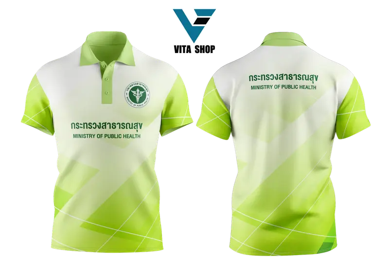 งานพิมพ์ซับลิเมชั่น เสื้อโปโล