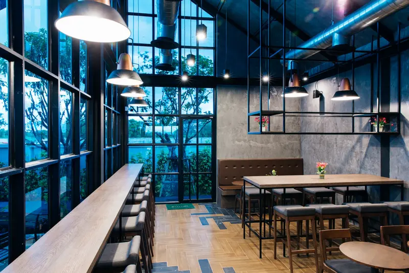 งานรับเหมาตกแต่งภายใน ร้านค้า Cafe Amazon ปั๊มปตท. อำเภอแม่วาง จังหวัดเชียงใหม่