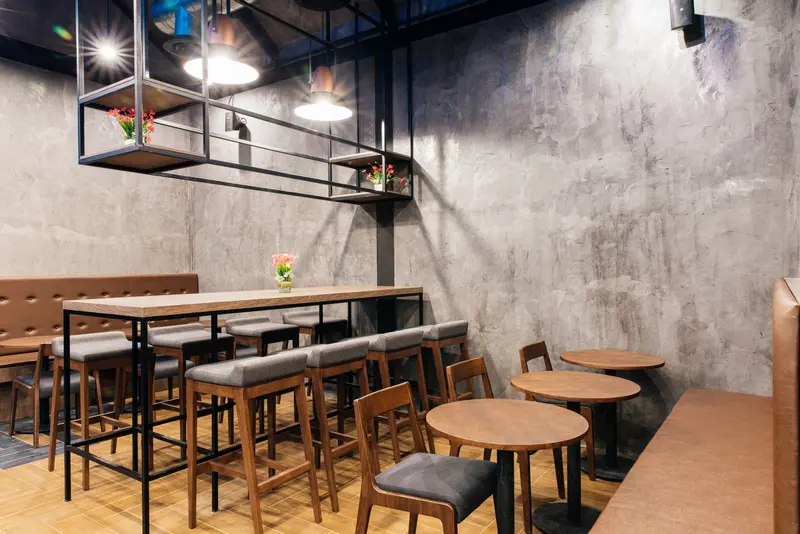 งานรับเหมาตกแต่งภายใน ร้านค้า Cafe Amazon ปั๊มปตท. อำเภอแม่วาง จังหวัดเชียงใหม่