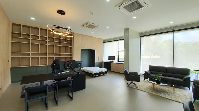 งานรับเหมาตกแต่งภายใน โชว์รูมรถจักรยาน คลังสินค้า และสำนักงานใหญ่ TCA จังหวัดเชียงใหม่