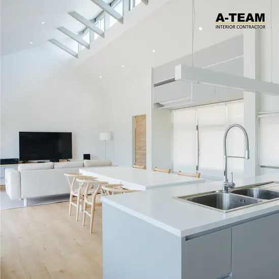 บ้านพักอาศัยสไตล์โมเดิร์น (Modern) - บริการรับเหมาตกแต่งภายในและผลิตเฟอร์นิเจอร์บิวท์อิน