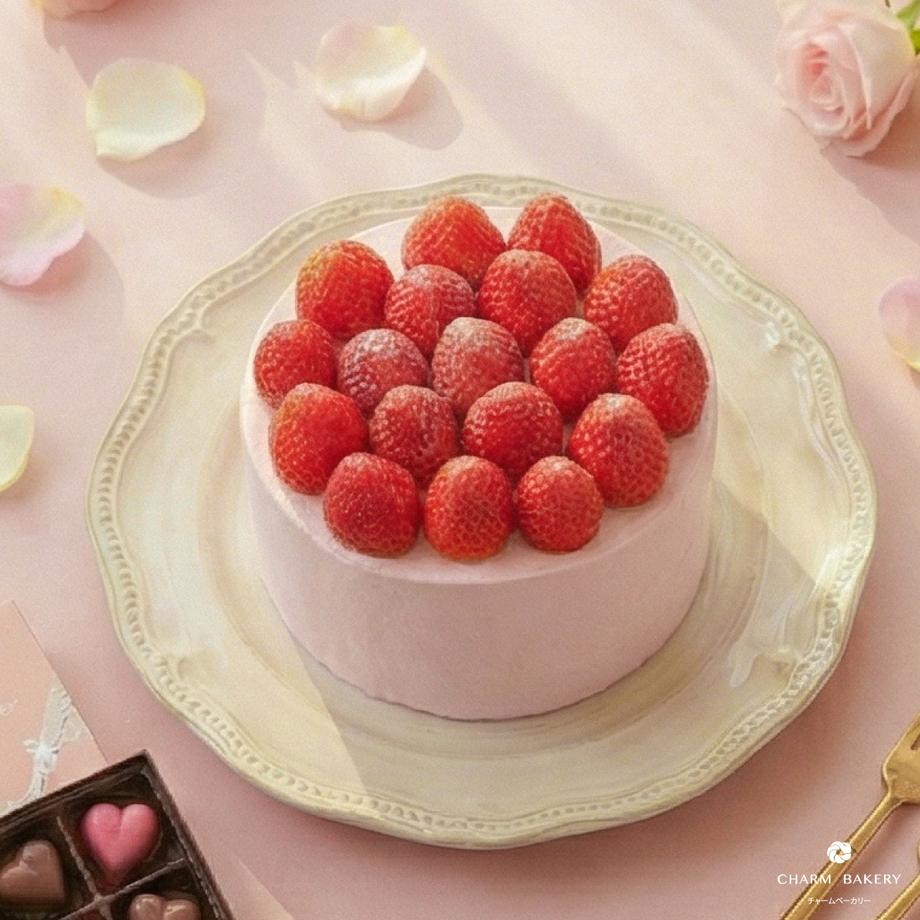 เค้กสตรอเบอรี่วาเลนไทน์