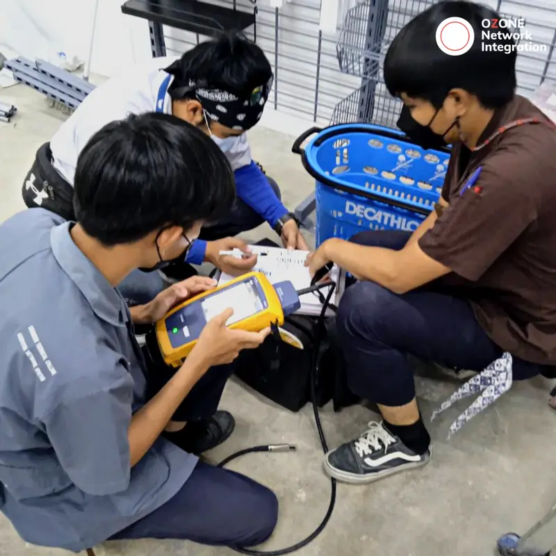 ผลงานระบบเน็ตเวิร์ค Decathlon เชียงใหม่