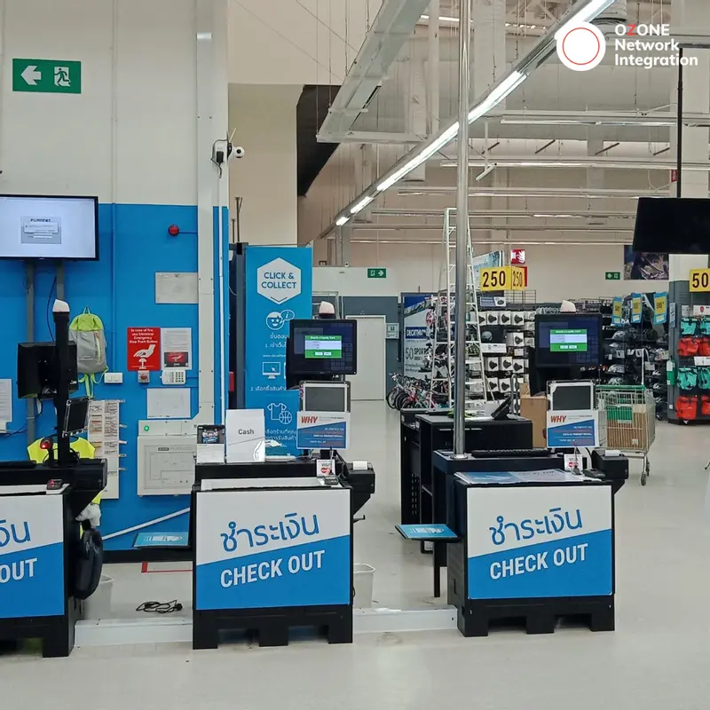 ผลงานระบบเน็ตเวิร์ค Decathlon