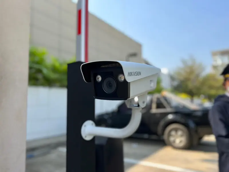 ผลงานติดตั้งกล้อง LPR