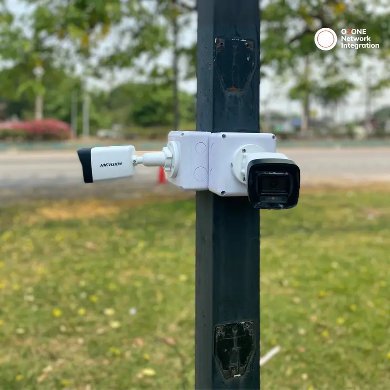 งานติดตั้งกล้องวงจรปิด ( CCTV ) ภายนอกตัวบ้าน งานติดตั้งกล้องวงจรปิด ( CCTV ) ภายนอกตัวบ้าน