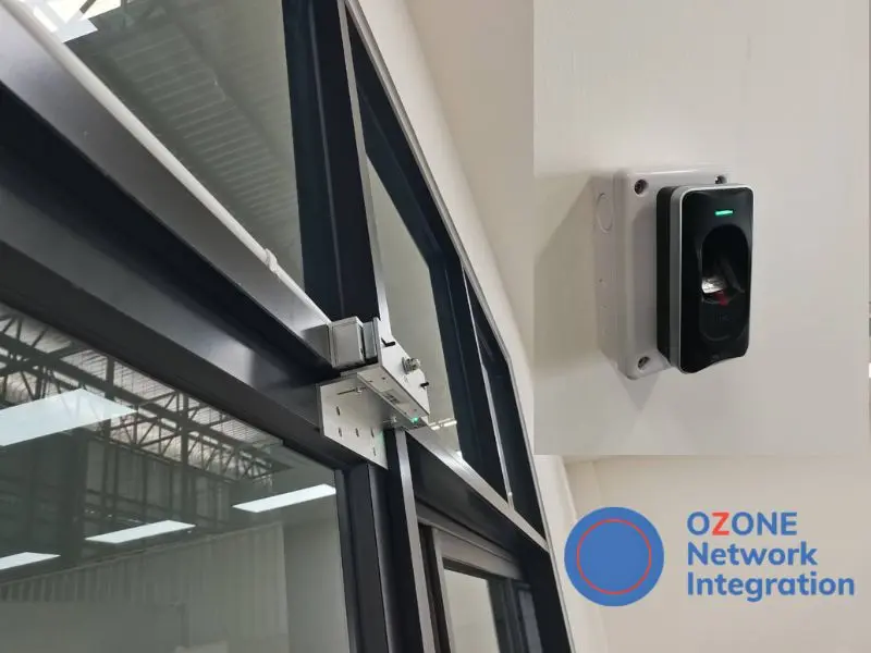 Access Control สแกนนิ้วมือเปิดประตู