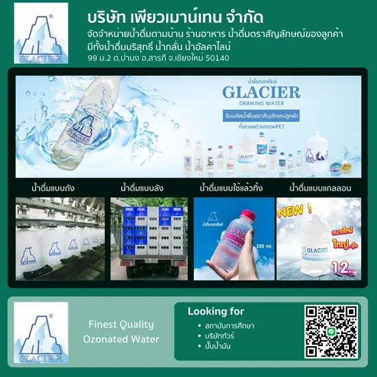 น้ำดื่มติดแบรนด์