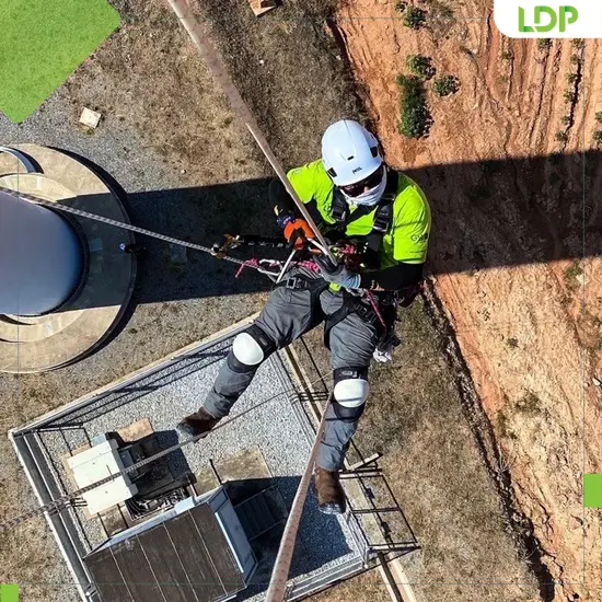 บริการตรวจสอบความเสียหายของใบพัดกังหันลม