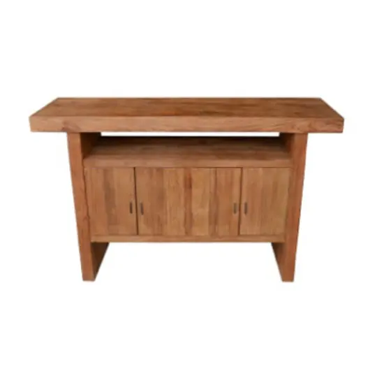Hardwood Console 4 Doors