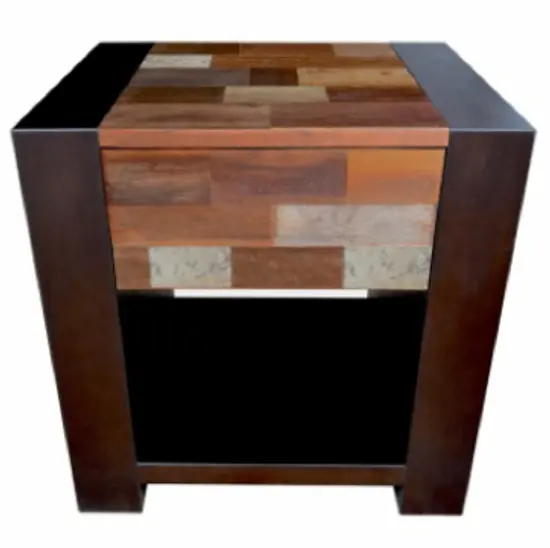 Old Hardwood Bedside - ตู้ข้างเตียง