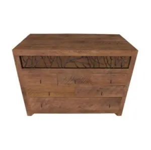 Hardwood 6 Drawer Dresser - ตู้เก็บของไม้เนื้อแข็ง