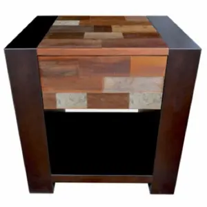 Old Hardwood Bedside - ตู้ข้างเตียง