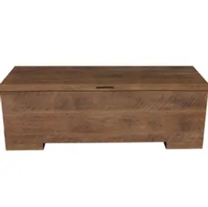 Hard Wood Box Bench w Lid