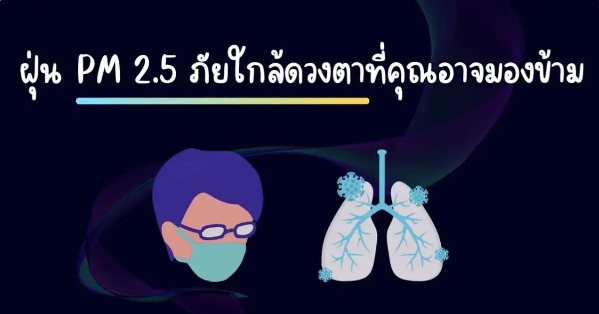 PM 2.5 is a threat close to the eyes.