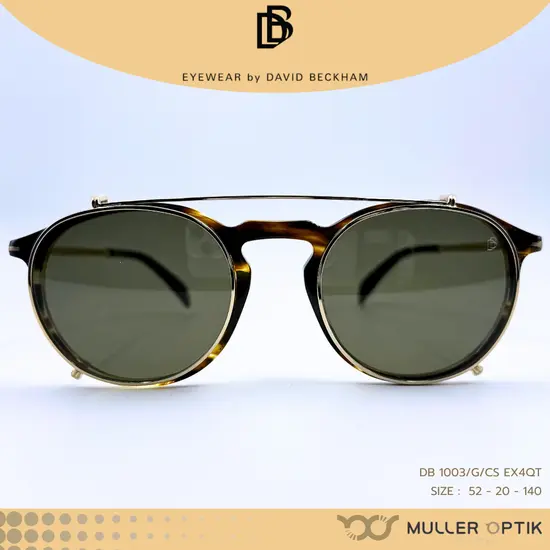 กรอบแว่นตา DAVID BECKHAM รุ่น DB 1003/G/CS EX4QT กรอบแว่นตา DAVID BECKHAM รุ่น DB 1003/G/CS EX4QT