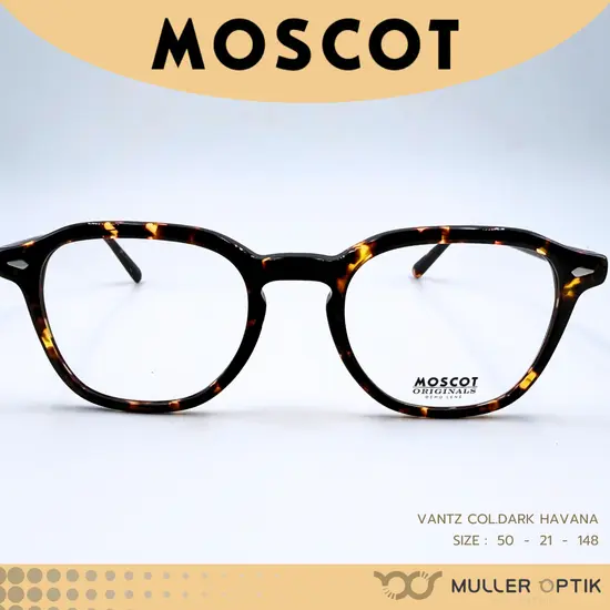 กรอบแว่นตา MOSCOT รุ่น VANTZ COL.DARK HAVANA