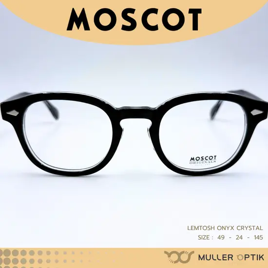 กรอบแว่นตา MOSCOT รุ่น LEMTOSH ONYX CRYSTAL