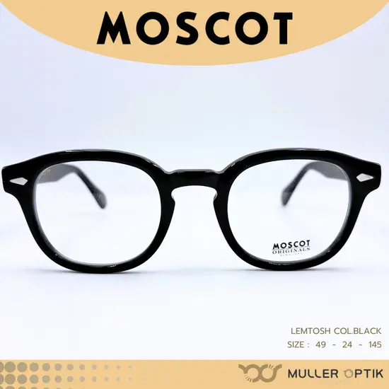 กรอบแว่นตา MOSCOT รุ่น LEMTOSH COL.BLACK