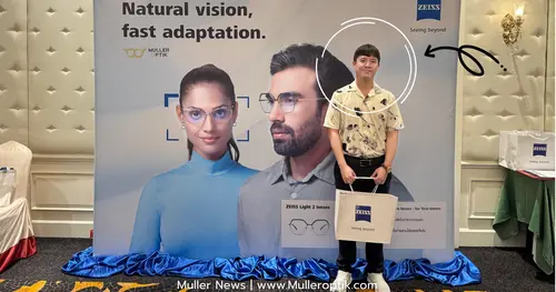 ร้านแว่นตามุลเลอร์เข้าร่วมงานอบรมวิชาการ "𝗭𝗲𝗶𝘀𝘀 𝗟𝗲𝗻𝘀 & 𝗭𝗲𝗶𝘀𝘀 𝗜 𝗧𝗲𝗿𝗺𝗶𝗻𝗮𝗹 𝗴𝗼"