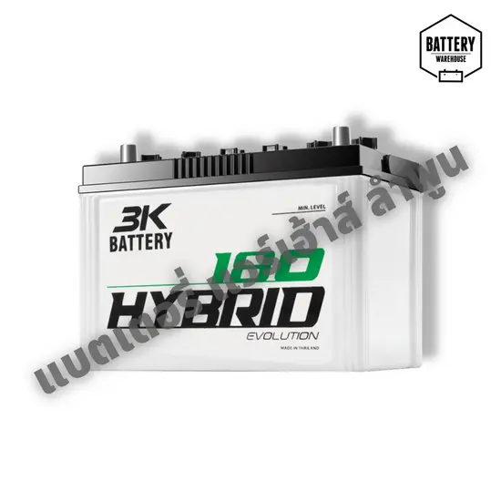 แบตเตอรี่รถยนต์ 3K HBE180L HYBRID (JIS 80D31L)