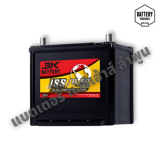 แบตเตอรี่รถยนต์ 3K Q-85 ISS (JIS 90D23L-MF)