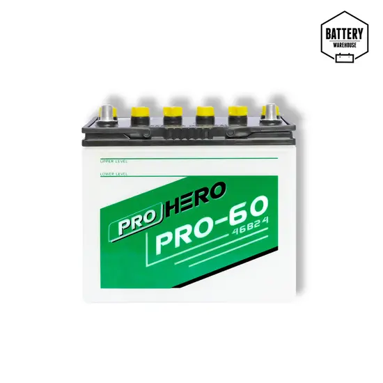 แบตเตอรี่รถยนต์ FB Prohero Pro-60R (JIS 46B24R)