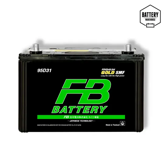แบตเตอรี่รถยนต์ FB Premium Gold G-3000R (JIS 95D31R-SMF)
