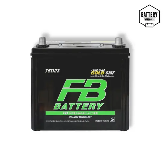 แบตเตอรี่รถยนต์ FB Premium Gold G-2300L (JIS 75D23L-SMF)